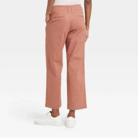 NWT A New Day Women's High-Rise Straight Ankle Chino Pants - Picture 3 of 4